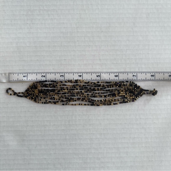 Tribal Art Glass Bead Bracelet - Picture 3 of 4